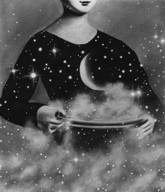 Lady-with-Tray-by-Deanne-Cheuk