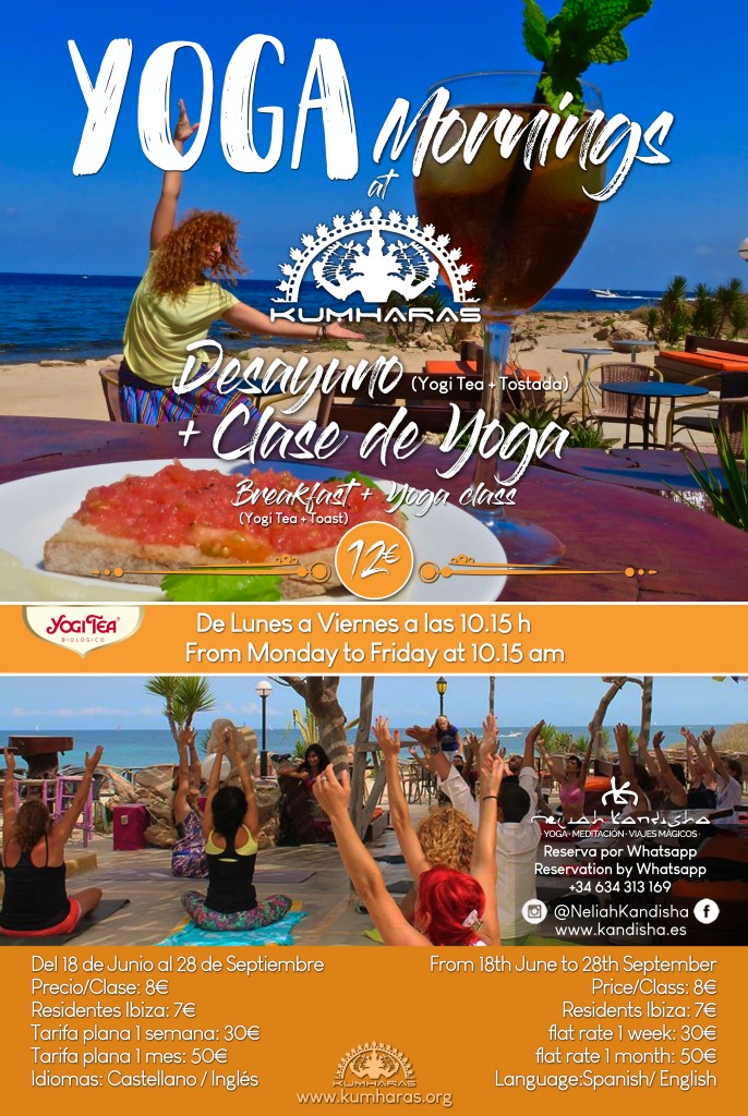 KUMHARAS YOGA DESAYUNOS POSTER